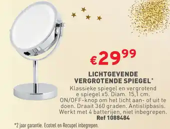 Trafic LICHTGEVENDE VERGROTENDE SPIEGEL aanbieding