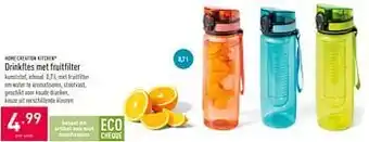 ALDI Drinkfles met fruitfilter aanbieding