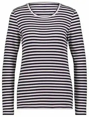 HEMA HEMA Dames T-shirt Rib Blauw (blauw) aanbieding