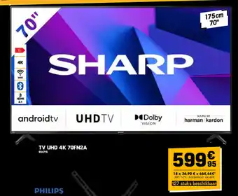 Electro Depot Tv uhd 4k 70fn2a aanbieding