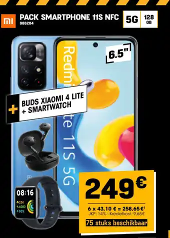 Electro Depot Pack smartphone 11s nfc aanbieding
