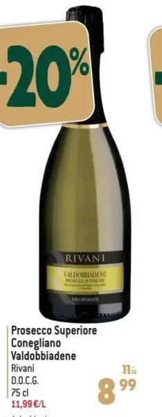 Match Prosecco superiore conegliano valdobbiadene aanbieding