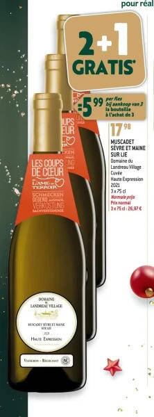 Match Muscadet sevre et maine sur lie aanbieding