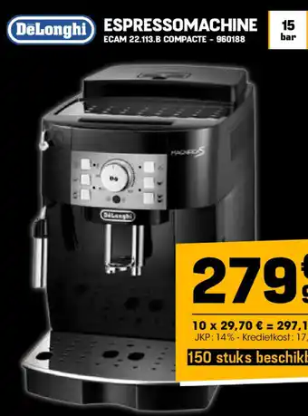 Electro Depot Espressomachine aanbieding