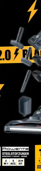 Electro Depot Steelstofzuiger aanbieding