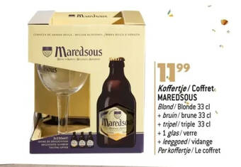Match Koffertje / coffret: maredsous aanbieding