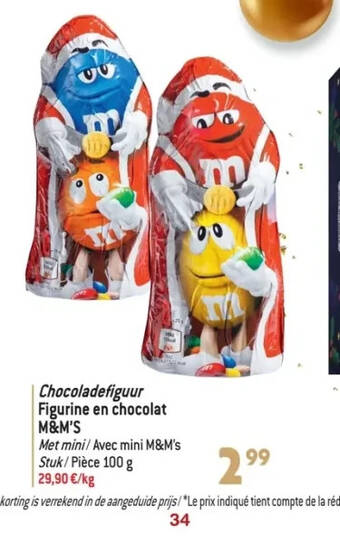 Match Chocoladefiguur figurine en chocolat m8 m's aanbieding