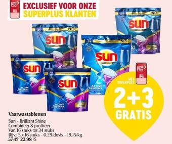 Delhaize Vaatwastabletten aanbieding