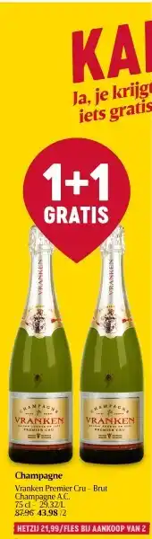 Delhaize Champagne aanbieding