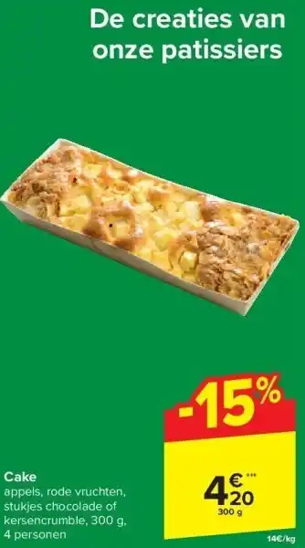 Carrefour Cake aanbieding