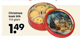 Christmas koek blik