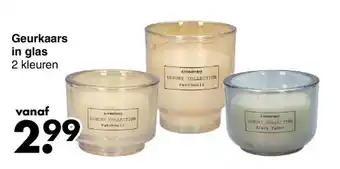 Geurkaars in glas