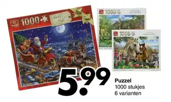 Wibra Puzzel aanbieding