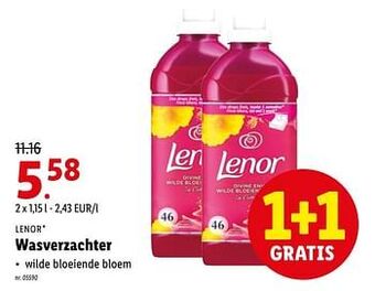 Lidl Wasverzachter aanbieding