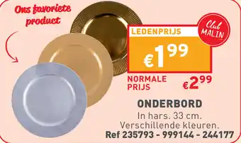 ONDERBORD In hars. 33 cm