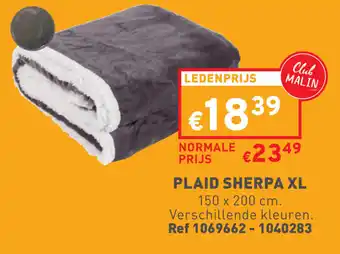 Trafic PLAID SHERPA XL 150 x 200 cm aanbieding