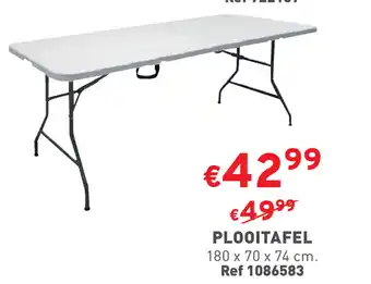 Trafic PLOOITAFEL 180 x 70 x 74 cm aanbieding