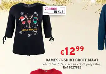 Trafic DAMES-T-SHIRT GROTE MAAT aanbieding