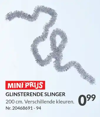 Fun GLINSTERENDE SLINGER aanbieding