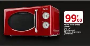 Cora Four à micro-ondes GIRMI aanbieding