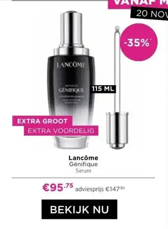 ICI PARIS XL Lancôme Génifique Serum aanbieding