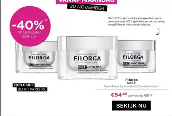 ICI PARIS XL Filorga NCEF Supreme Multi-Correction Cream aanbieding