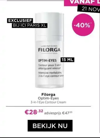 Filorga Optim-Eyes 3-in-1 Eye Contour Cream 15mL