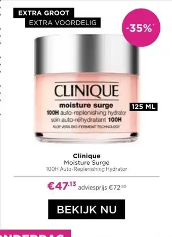 ICI PARIS XL Clinique Moisture Surge 100H Auto-Replenishing Hydrator aanbieding