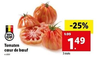 Lidl Tomaten coeur de boeuf aanbieding