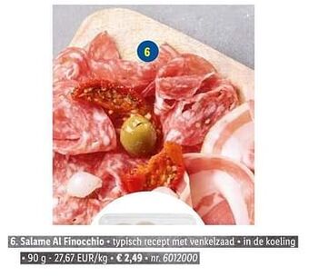 Salame al finocchio