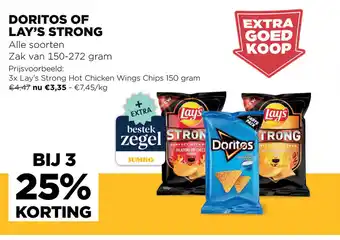 Jumbo Doritos of Lay's Strong aanbieding