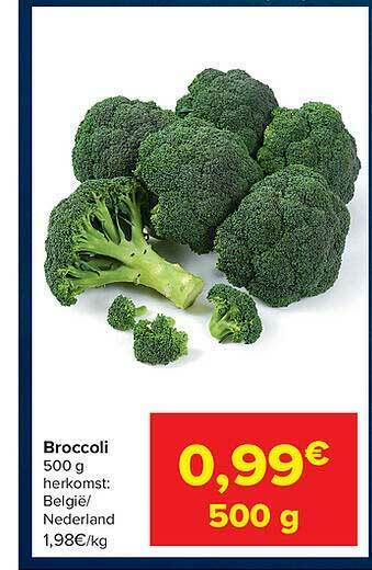 Carrefour Broccoli aanbieding
