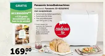 Panasonic broodbakmachines