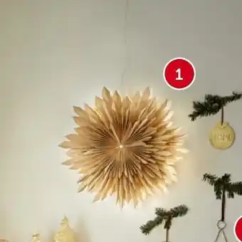 Verlichte sneeuwvlok zand 50 cm