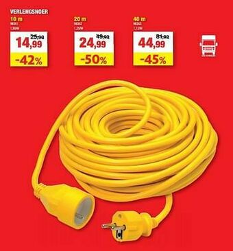 Hubo Verlengsnoer aanbieding