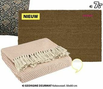 Jysk Georgine deurmat aanbieding