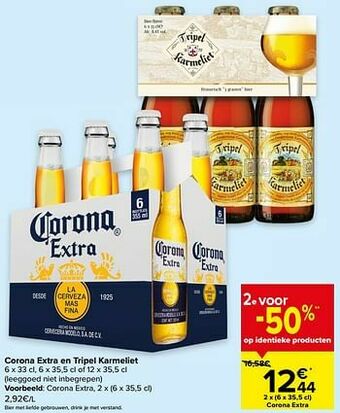 Carrefour Corona extra aanbieding