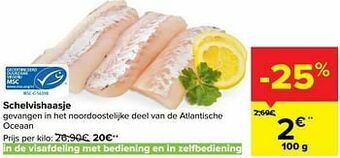 Carrefour Schelvishaasje aanbieding