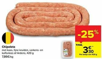 Carrefour Chipolata aanbieding