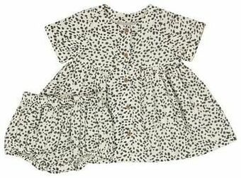 HEMA Babyset Jurk En Broekje Gebroken Wit (gebroken wit)