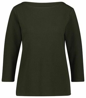 HEMA HEMA Dames T-shirt Structuur Olijf (olijf) aanbieding