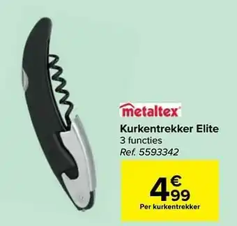 Carrefour Kurkentrekker elite aanbieding