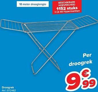 Carrefour Droogrek aanbieding