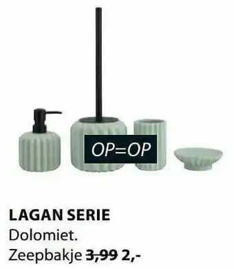 Jysk Lagan zeepbakje aanbieding