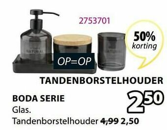 Jysk Boda tandenborstelhouder aanbieding