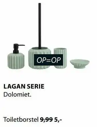 Jysk Lagan toiletborstel aanbieding