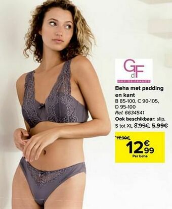 Carrefour Beha met padding en kant aanbieding