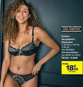 Carrefour Kanten beugelbeha attraction aanbieding