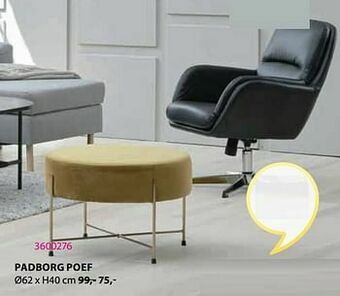Jysk Padborg poef aanbieding