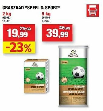 Hubo Graszaad speel + sport aanbieding
